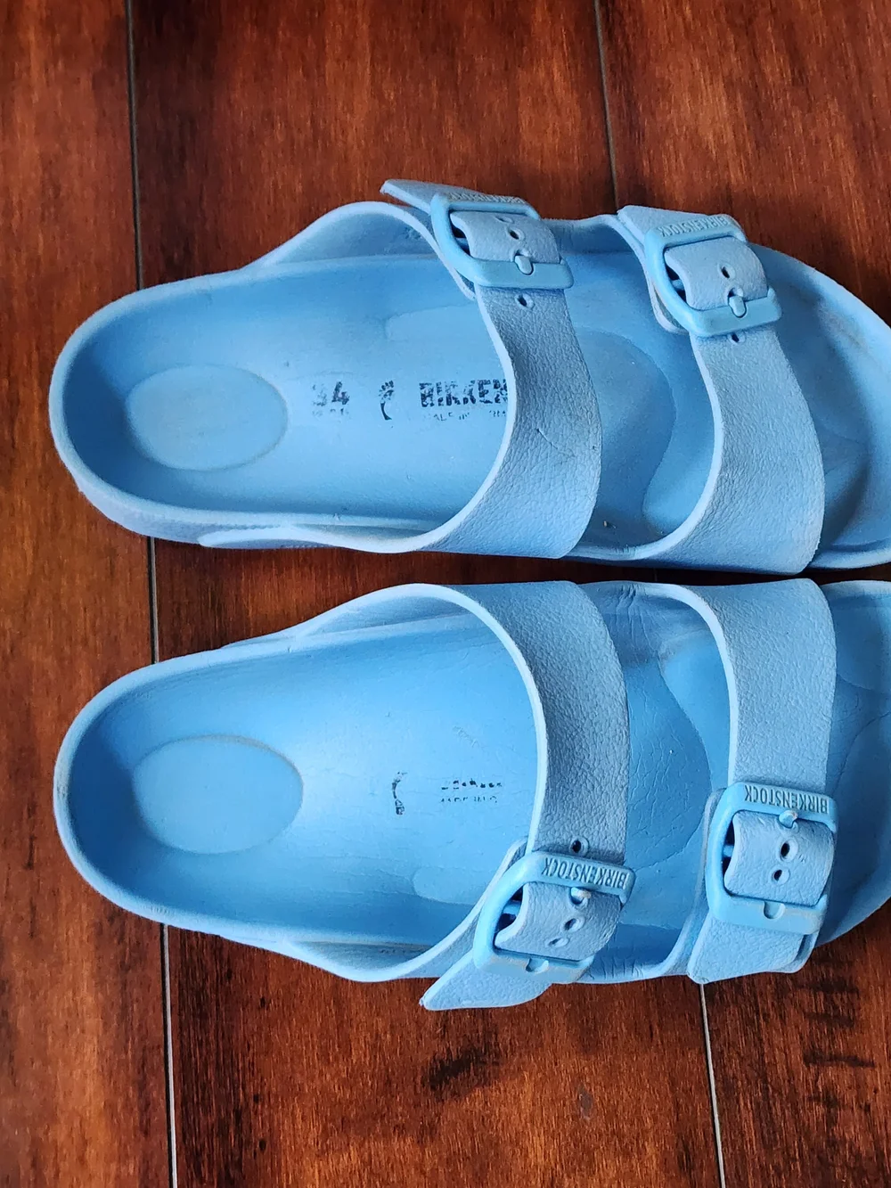 Birkenstock Arizona EVA Light Blue Sandals Kids EU 34 US 3 Waterproof